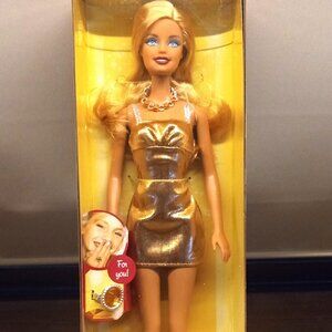 Vintage Barbie November Citrine Birthstone Collection 2010 #V9529